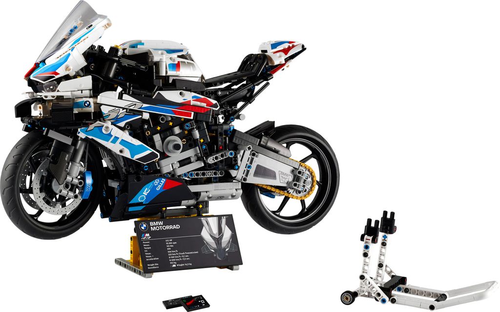LEGO 42130 Technic BMW M 1000 RR, model van een motorfiets Productafbeelding 