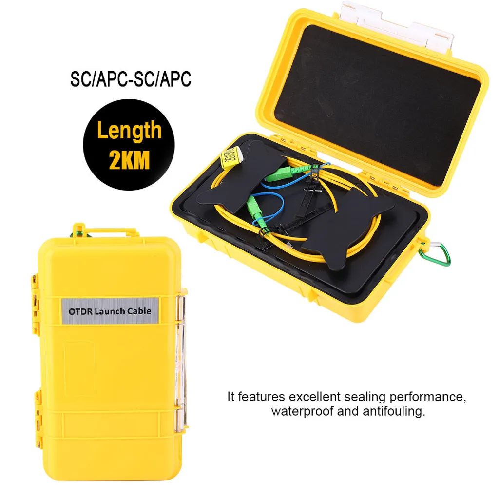 Éliminateur de zone morte OTDR 2 km monomode SC-APC haute qualité - 8