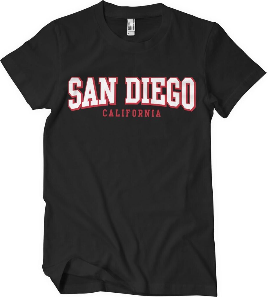 San Diego - California T-Shirt - Large - Black