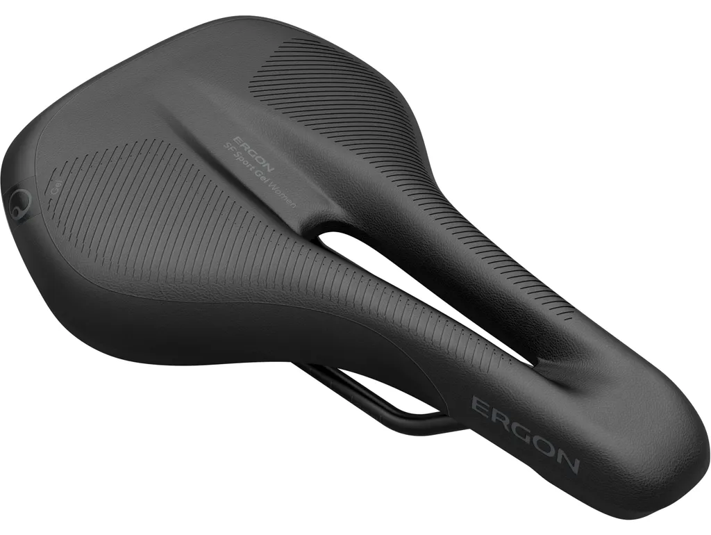 Selle Ergon SF Sport Gel Women Black M/L CroMo pour vélo de fitness