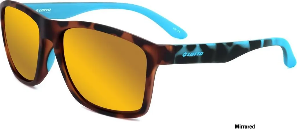 Lunettes de soleil pour conduite et sport Lotto LS1009 Bleu et Mat