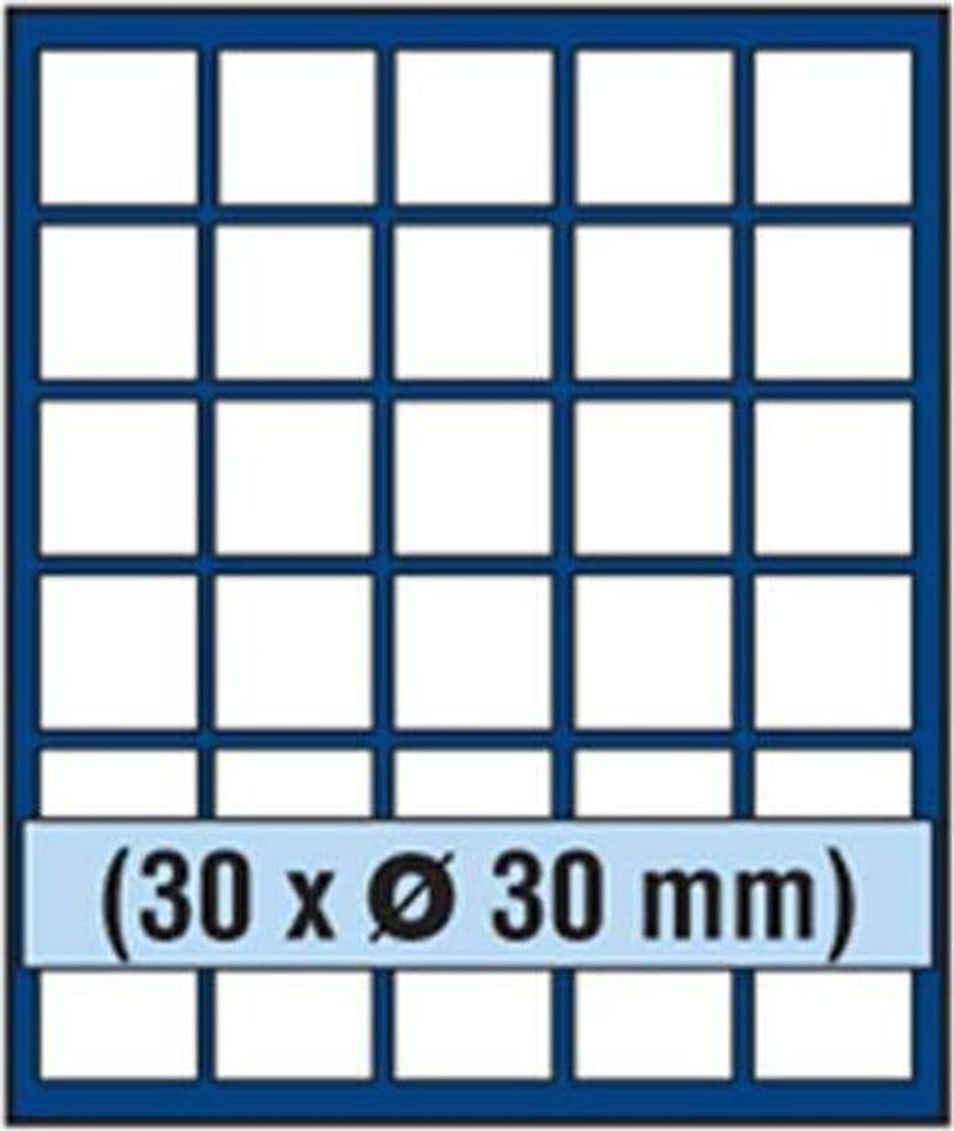 SAFE 6830 NOVA Element exquisite Holz-Münzbox für 30 Münzen mit 30 mm Durchmesser