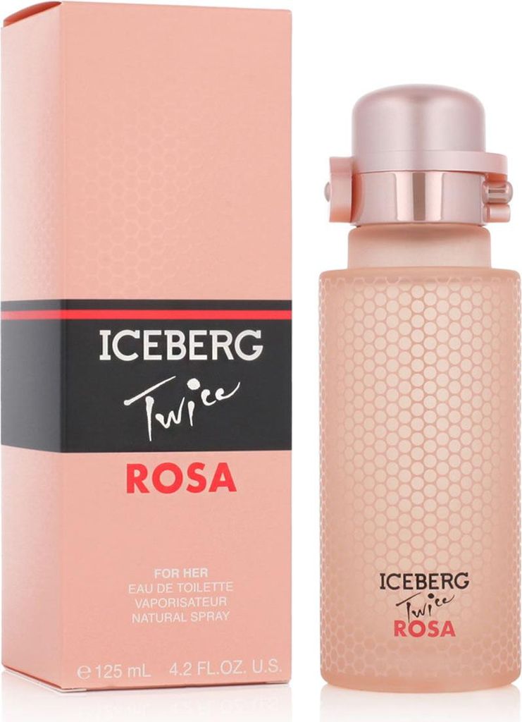 A product shot of a perfume bottle and its packaging.