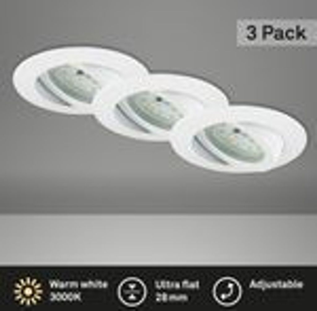 LED Einbauleuchte Spots Deckenstrahler schwenkbar IP23 4,8W Produktbild 