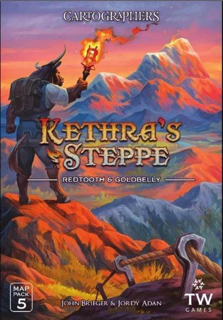 Kartografen: Kartenpaket 5 – Kethras-Steppe: Rotzahn & Goldbauch