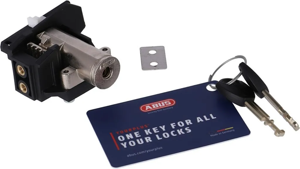 Kit sécurité ABUS Intube : cylindre antivol pour batterie Haibike Winora