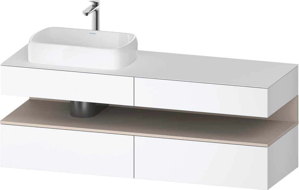 DURAVIT QA4777083180000 QTG KWTU WH Ek. 1600x550x600 Wß Mt. Produktbild 