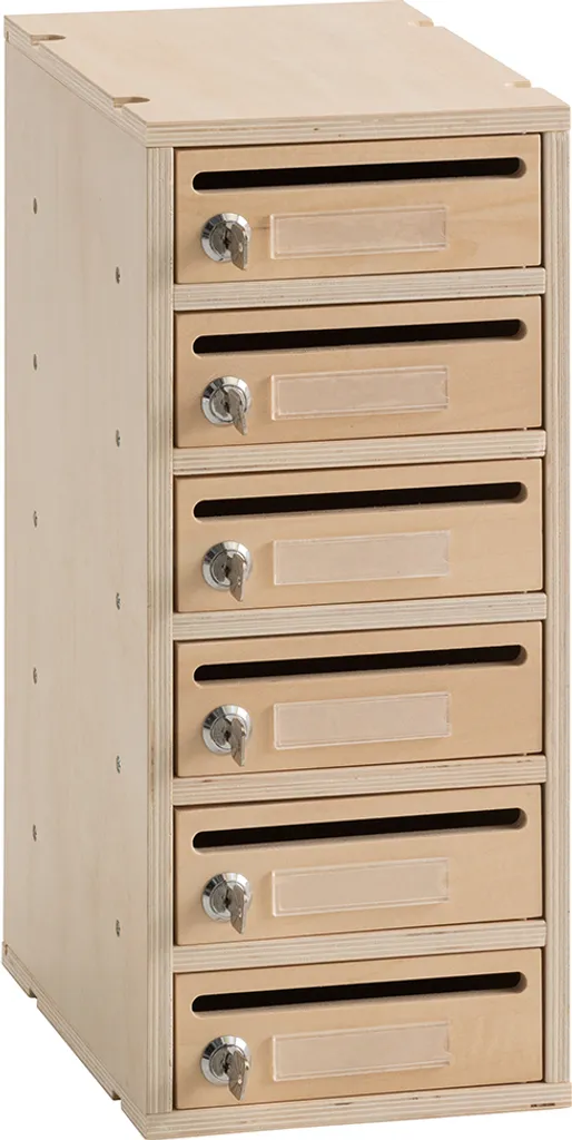 Sécurisez vos documents de classe avec le casier courrier bois 7503