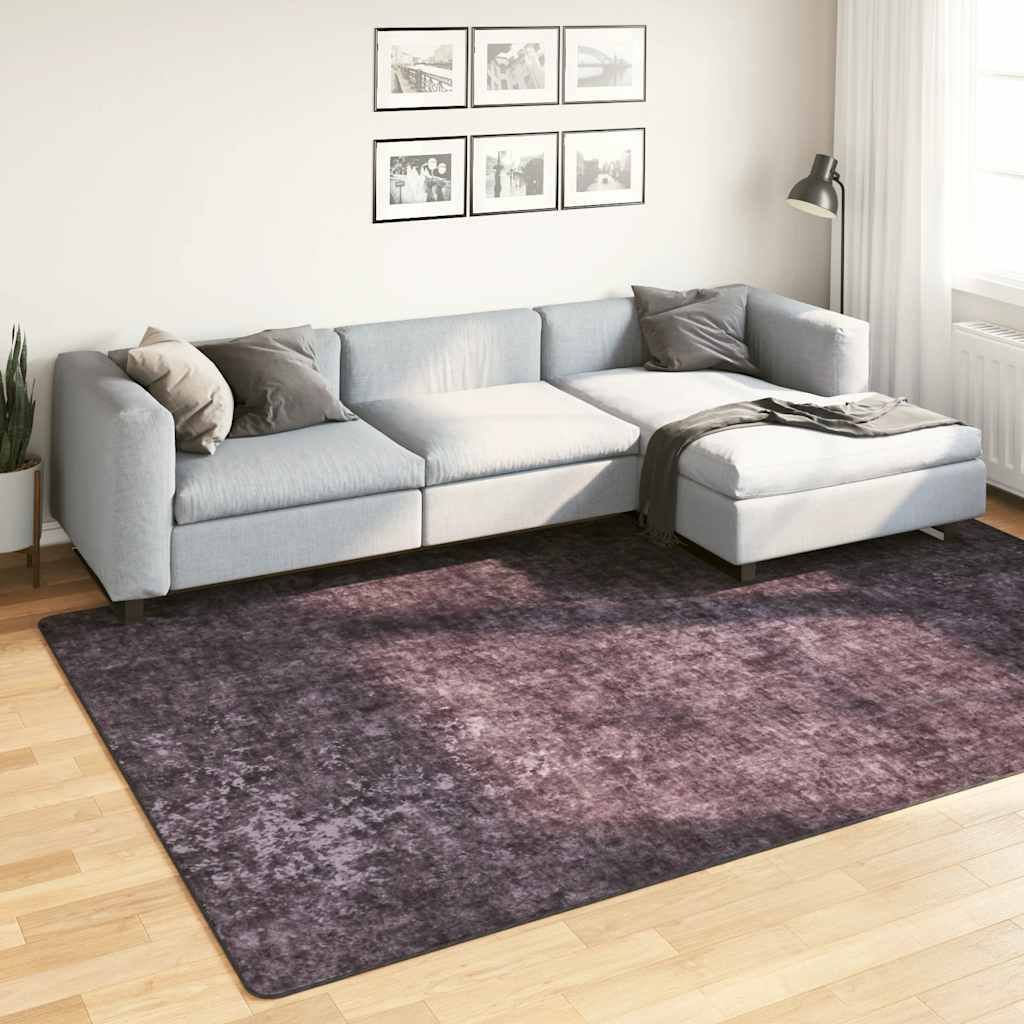 "2026 Promotion" Moderne Teppich Waschbar 190x300 cm Anthrazit Rutschfest - Designerteppiche CC20009
