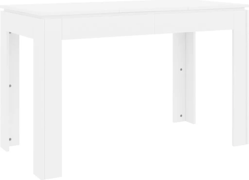 SYFAX™ Tavolo da Pranzo Bianco 120x60x76 cm in Legno Multistrato