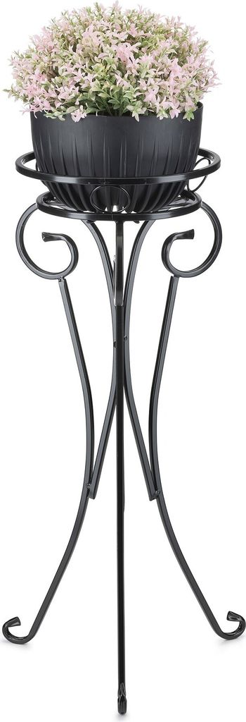 Dastal Blumentopfhalter Blumenständer schwarz 34x74 cm Produktbild 