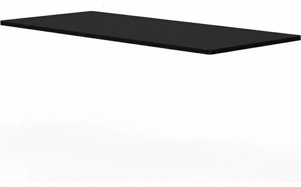 Rechteckige Tischplatte DT1408-Schwarz, 140 x 80 cm, Produktbild 