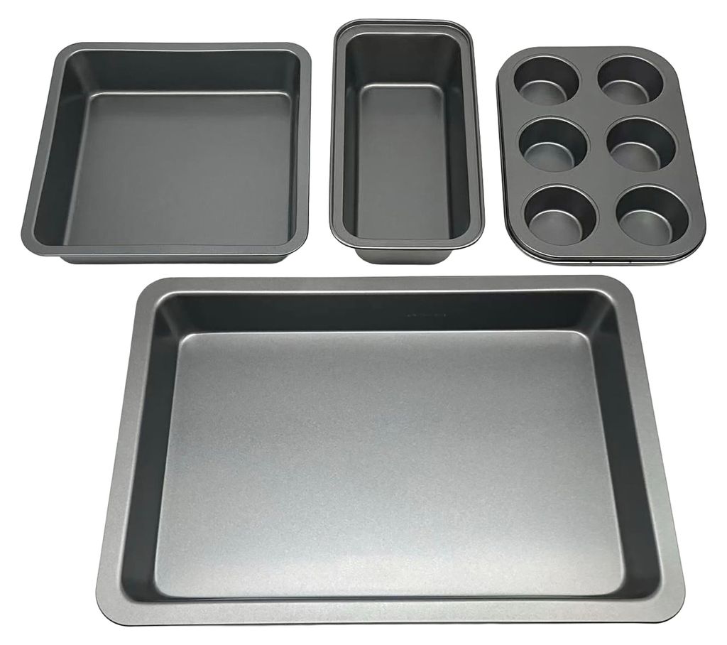 Set di stampi da forno Relaxdays, 4 pezzi, stampo per Immagine del prodotto 