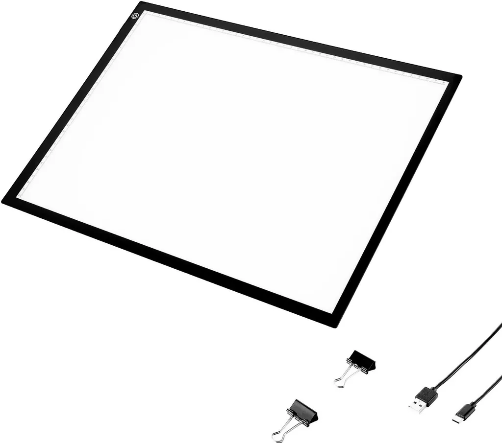 Tablette lumineuse A3 Tracing Pad LED à luminosité réglable par USB - 9