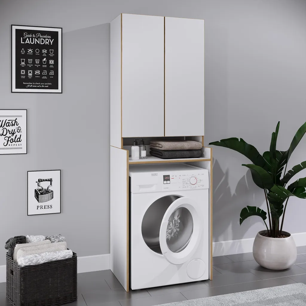 Meuble TV Long 200cm VCM - Solution Rangement Large pour Salon Encombré