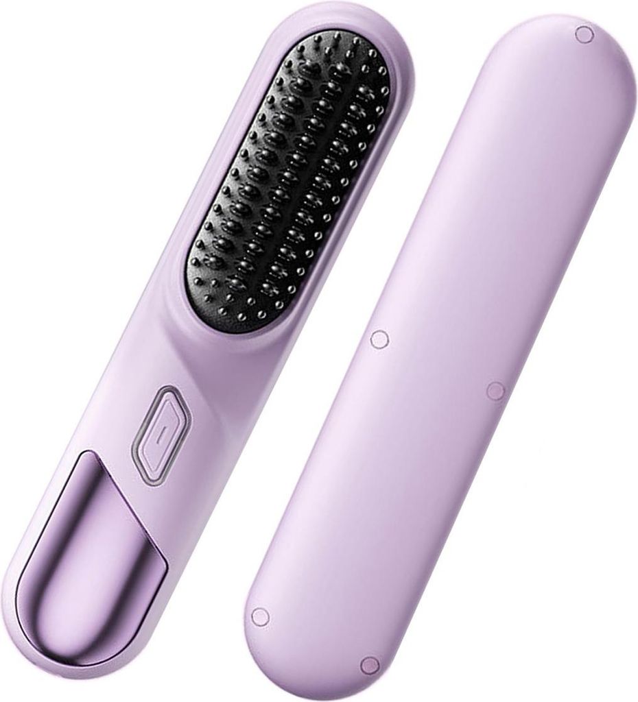 Kabelloser Glätteisen, 2‑in‑1 Haarglätter & Lockenbürste, 4 Produktbild 