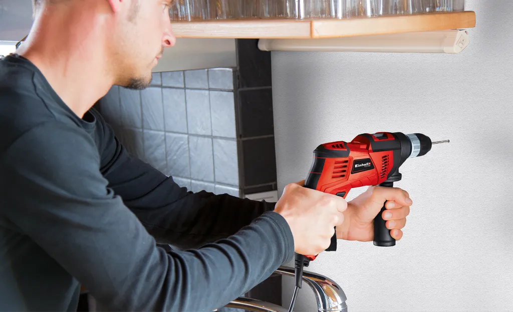 Perceuse à percussion Einhell TC-ID 550 E 550W - Mandrin 13mm 4258621 - 9