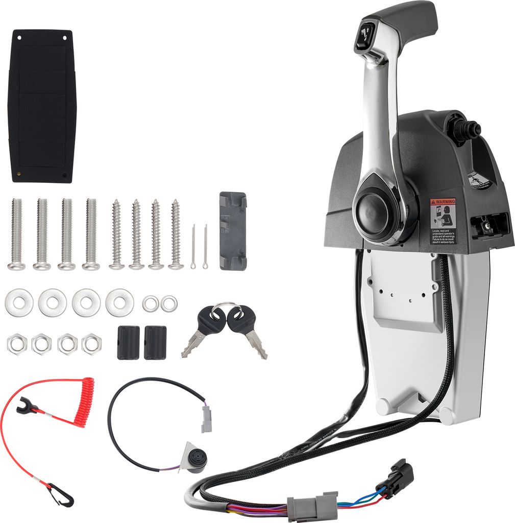 VEVOR Gashebelsteuerung Drosselklappe für Boote, 5006186 Oben Montierte Außenbord-Fernbedienungsbox für Evinrude Johnson, Marine-Gashebelsteueru...