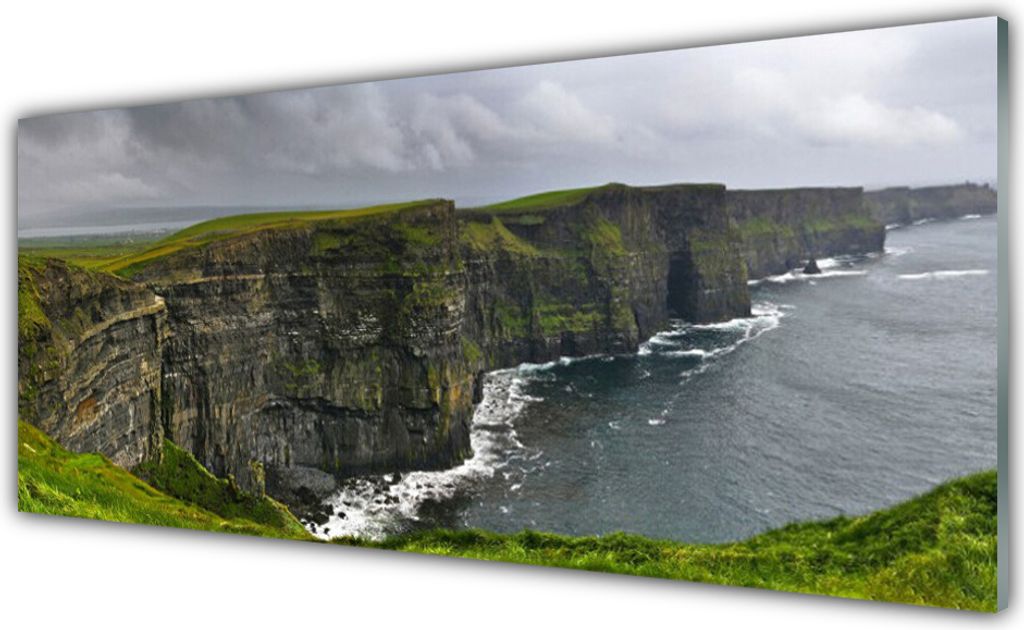 Küchenrückwand aus Glas 125x50cm Spritzschutz Meerbusen Landschaft