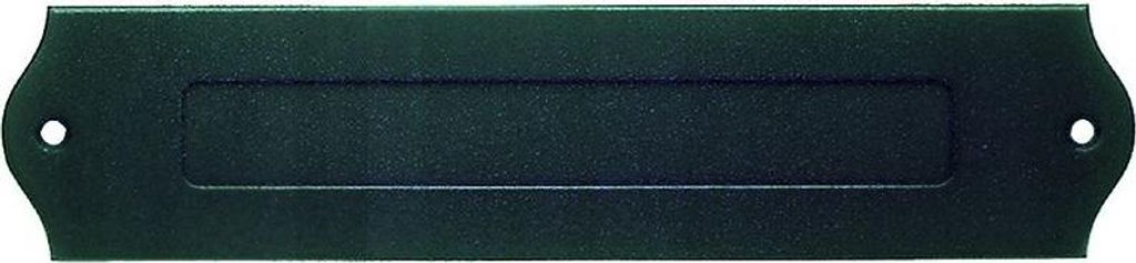 Briefkasteneingang 1800 BOUVET - 260 x 60 mm - Öffnung 170 x 25 mm - schwarz zementiertes Eisen - 20083