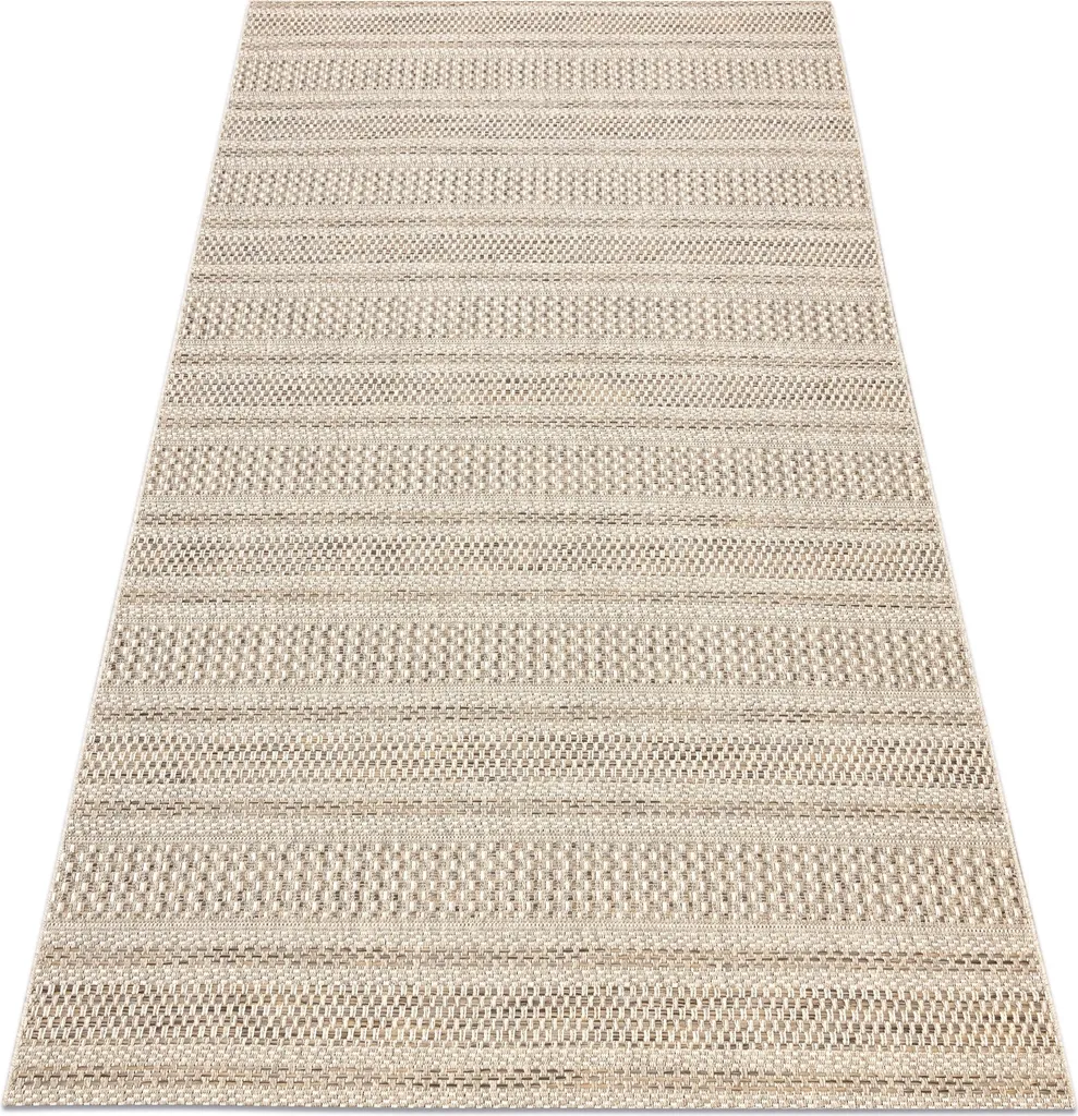 Tapis Anti-Taches Beige 160x230 cm SIZAL BOHO Idéal pour Animaux