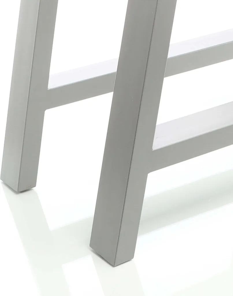 Pied de Table Stable et Robuste en Acier Gris - Solution pour Table DIY - 6