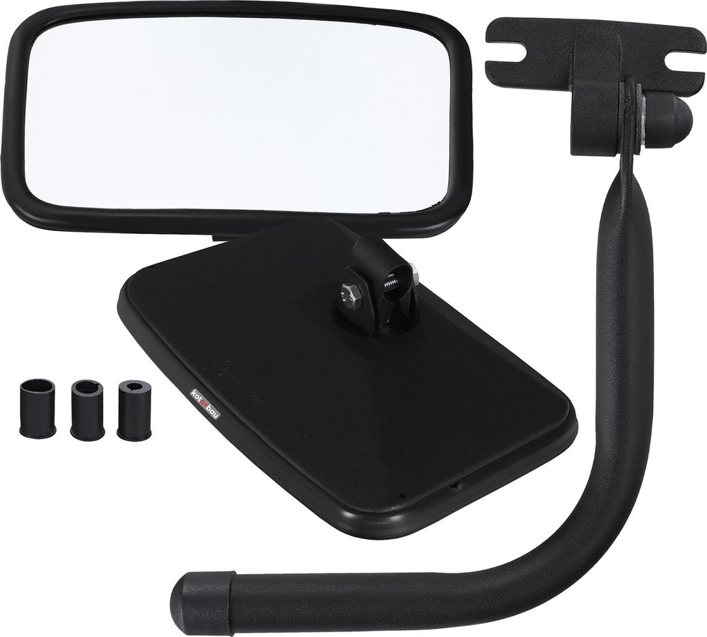KOTARBAU Traktor Spiegel Universal 25 x 16,5 cm PVC mit Spiegelarm Rückspiegel Traktor LKW Spiegel Rückfahrspiegel mit Halterung Spiegel Arm Sp...