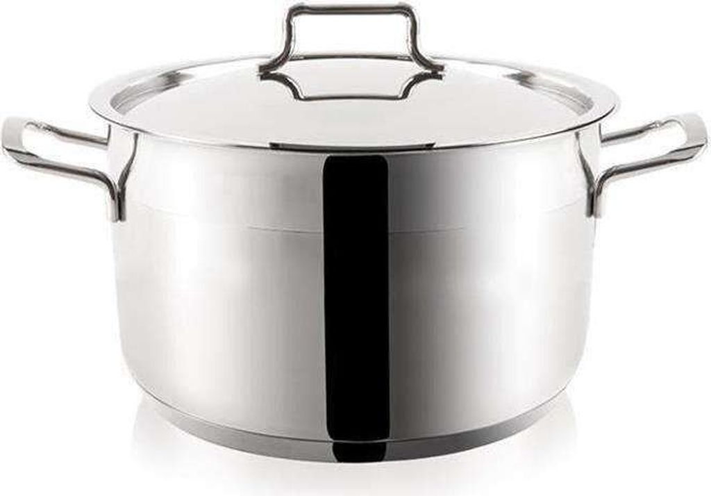 ORION Kochtopf Stahltopf mit Deckel 18/10 PREMIUM Induktion 1,2l