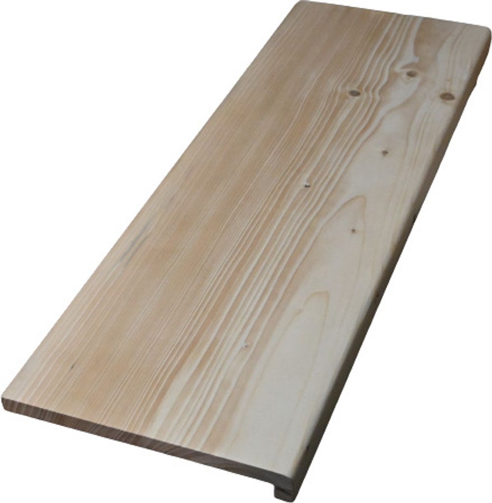 Hilwood - Fensterbank Renovierungsstufe Treppenstufe 20 mm Fichte geölt, 50 cm breit, 50 cm lang