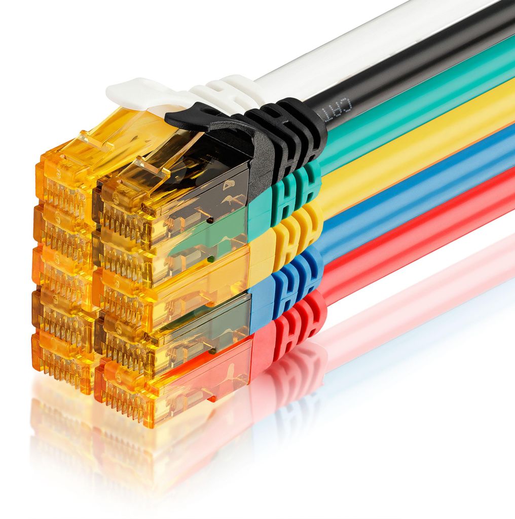 10x CAT 6 Ethernet Kabel Patchkabel Netzwerkkabel LAN Kabel Produktbild 