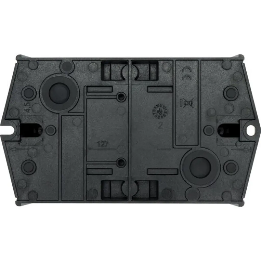 Interrupteur électrique triphasé Eaton Noir avec boîtier de protection