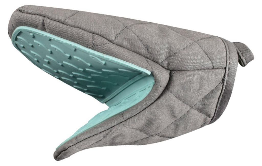 1 Stück Silikon-Isolierhandschuhe, Baumwollfüllung, hitzebeständige Ofenhandschuhe, Küchenhelfer zum Backen und Grillen