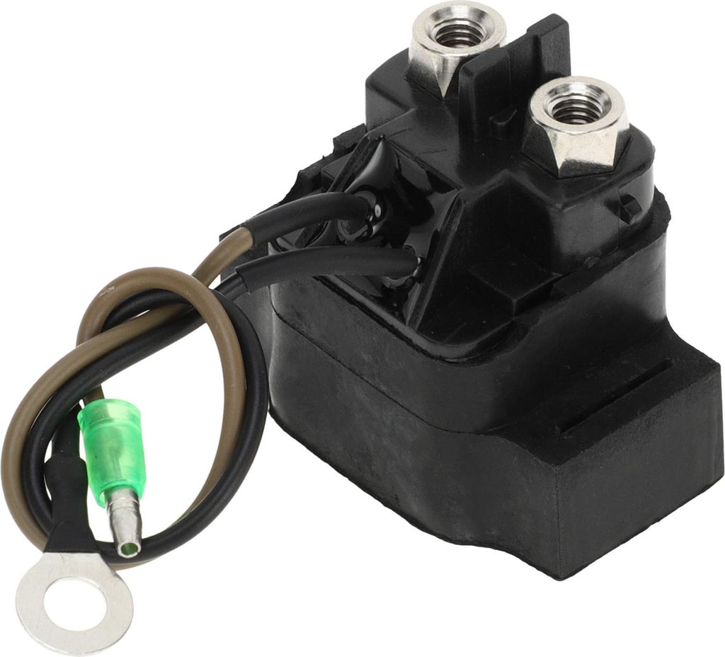 Auto-Relais Wasserdichtes Auto-Relais für Tohatsu für Nissan Außenbordmotor 8PS 9,8PS 15PS 18PS 25PS 30PS 40PS Schwarz mit Kabelbaumsteckdosen