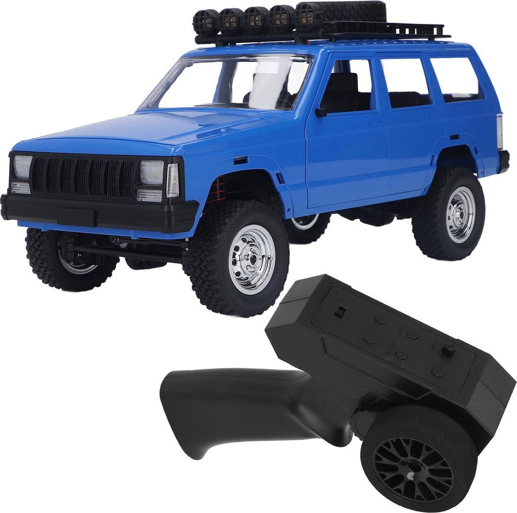 1/12 2.4G Full Scale 4WD Truck Climbing Car RC Toy Off Road Vehicle Racing Car Toys für Jungen Blau