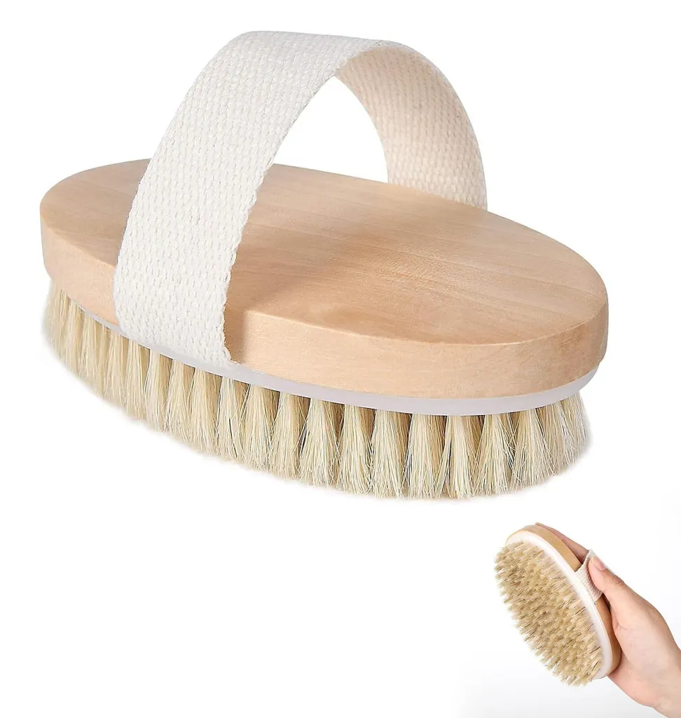 Brosse de brossage à sec pour éliminer les cellules mortes du corps