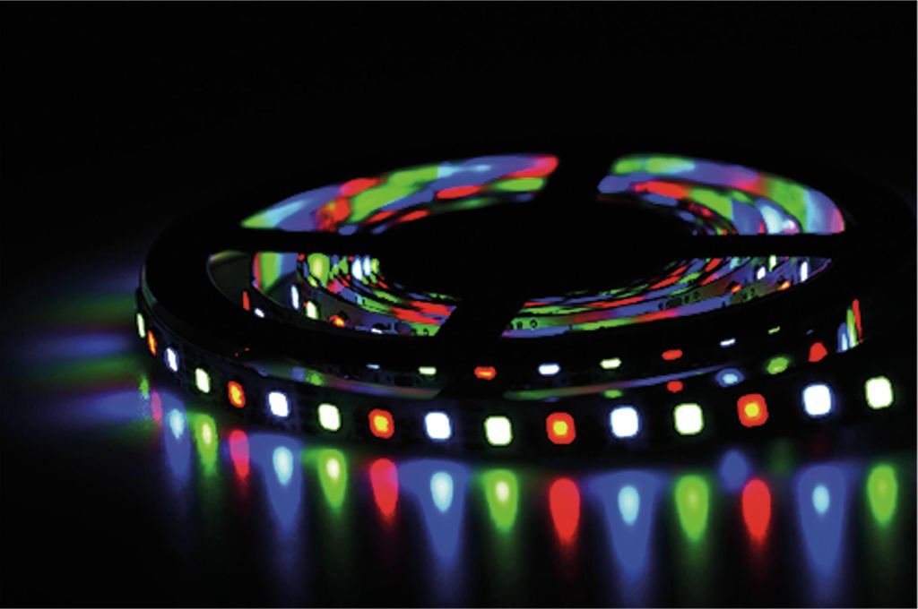 LED Strip Set, 300cm, 120°, IP20, mit 3M Klebeband, 18W, RGB, mit Fernbedienung