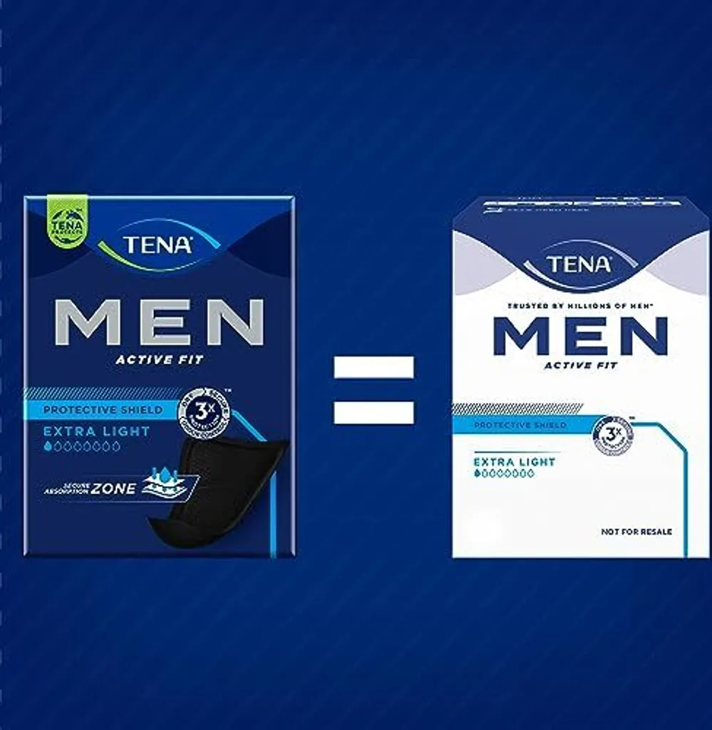 Protection 8x TENA Men Active Protective Shield : Fini les fuites légères