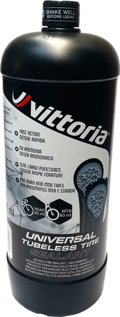 Vittoria Universal Tubeless Reifendichtmittel 80 ml - zuverlässige Pannensich...