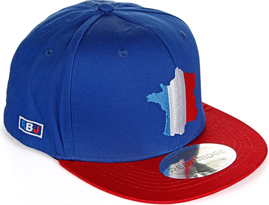 Red Bridge Uni Frankreich Cap Snapback Bestickt Blau One Size