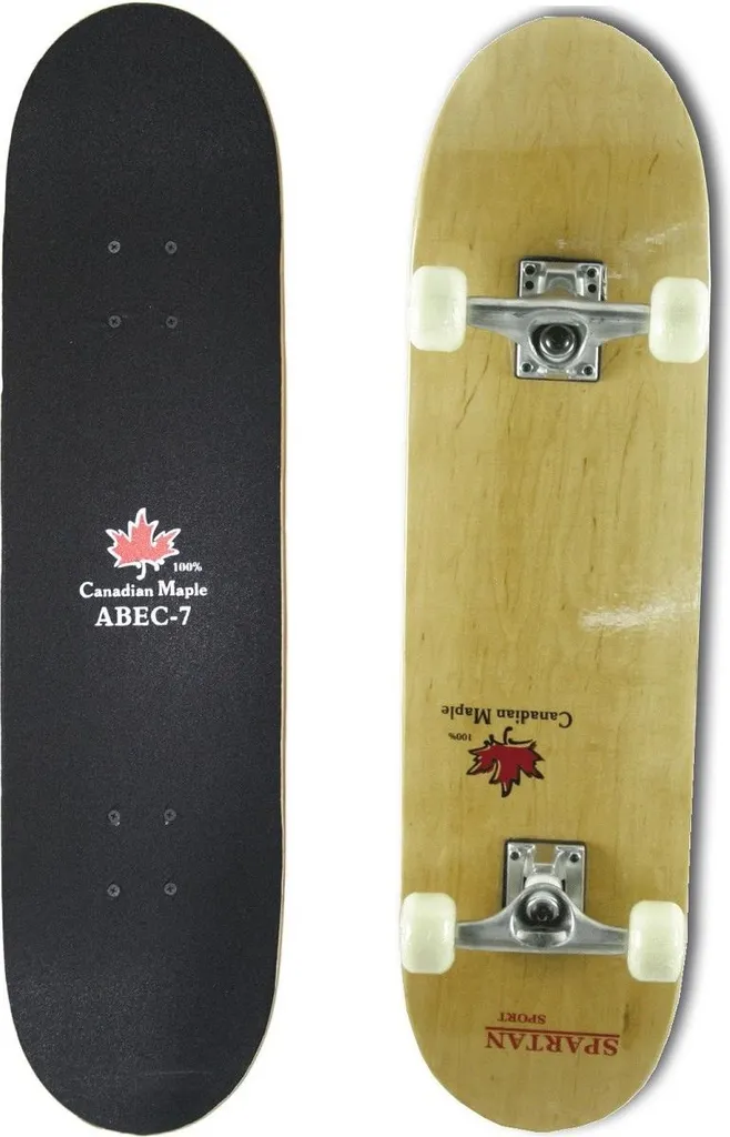 Planche de Skate Complète Spartan Extrem Profi 266 en Bois Marron