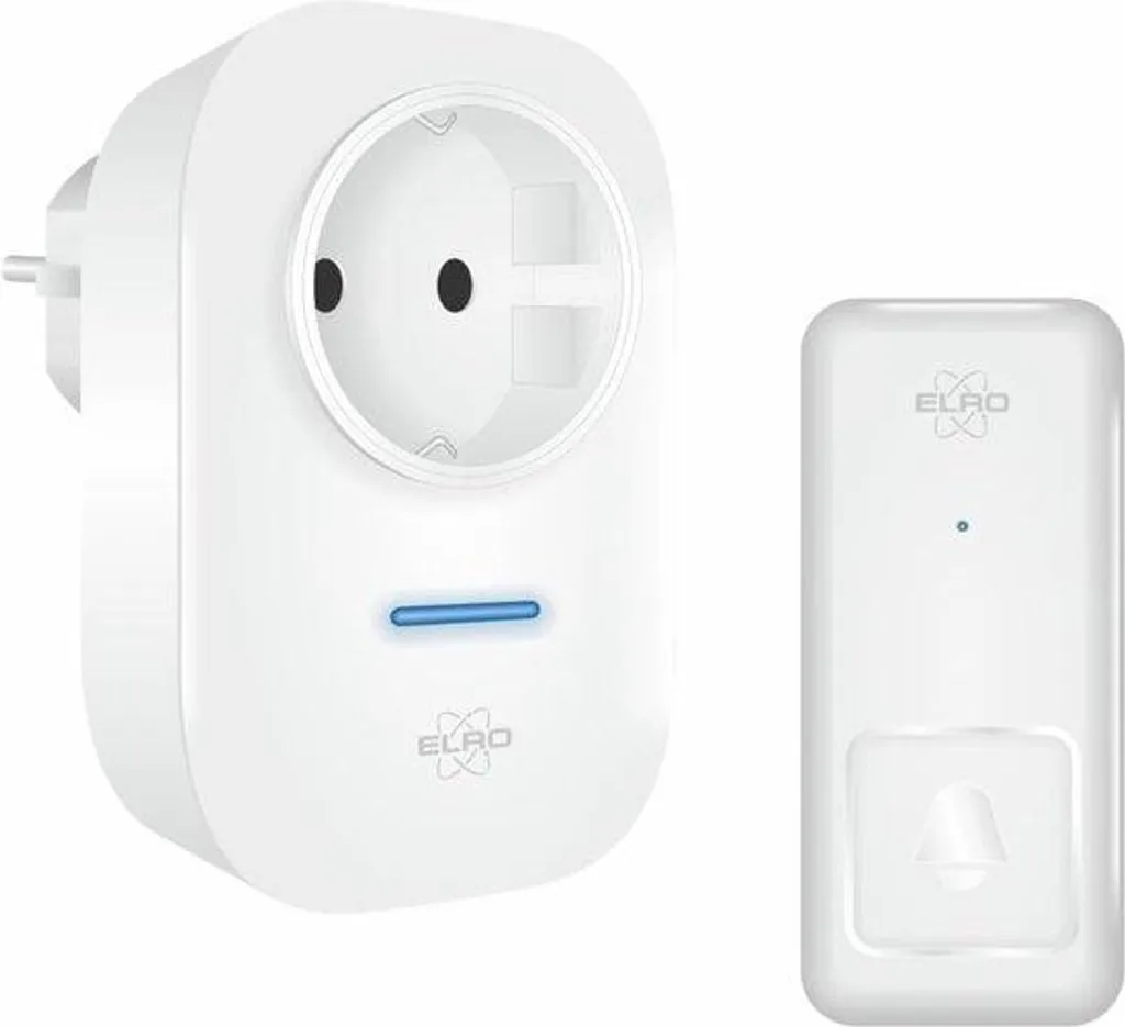 Interphone sans fil Kinetic avec prise : sonnerie sans pile ni câble