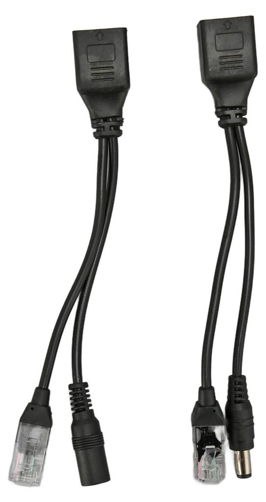 12 V rozdeľovací adaptér POE, stabilný, jednoduchá Obrázok produktu 