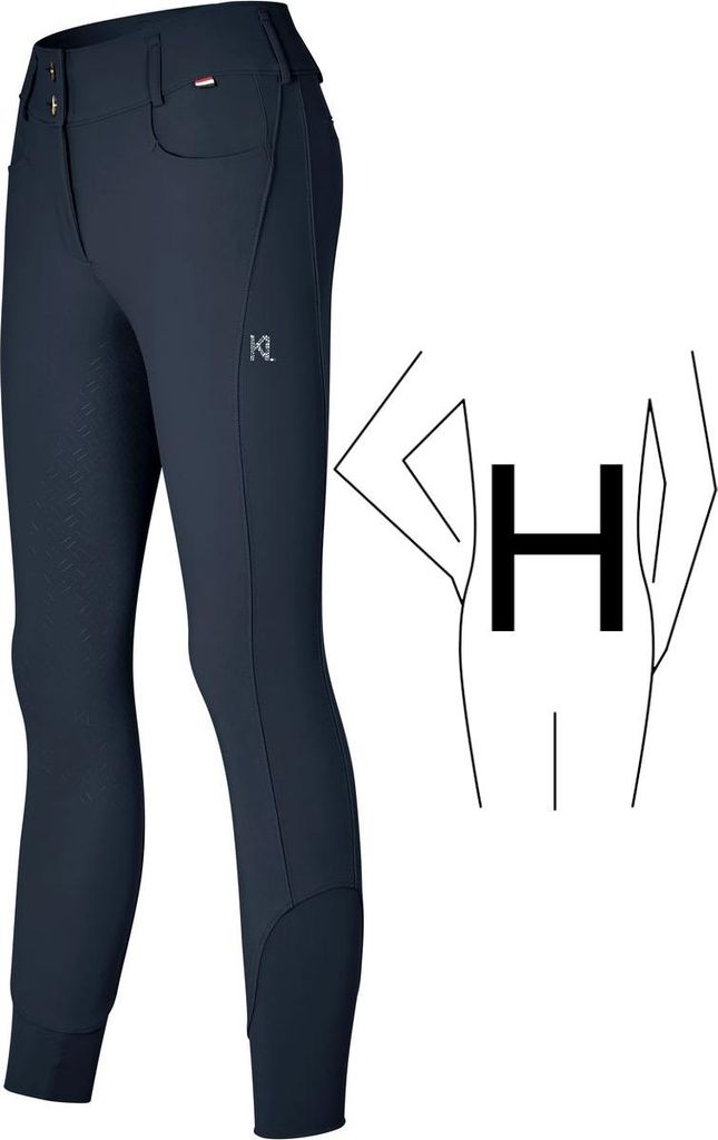 Kingsland KLKira Vollgrip Reithose H Shape Regular Damen