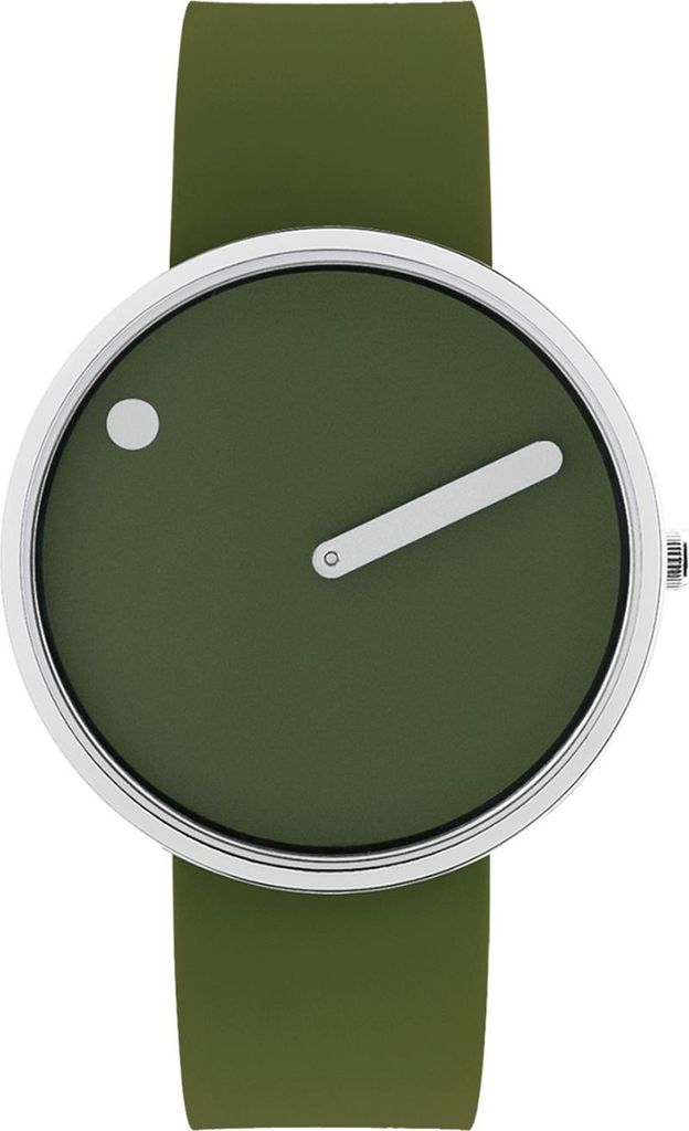 Picto 43396-7764S Uni Fresh Olive Silicone 40mm 5ATM