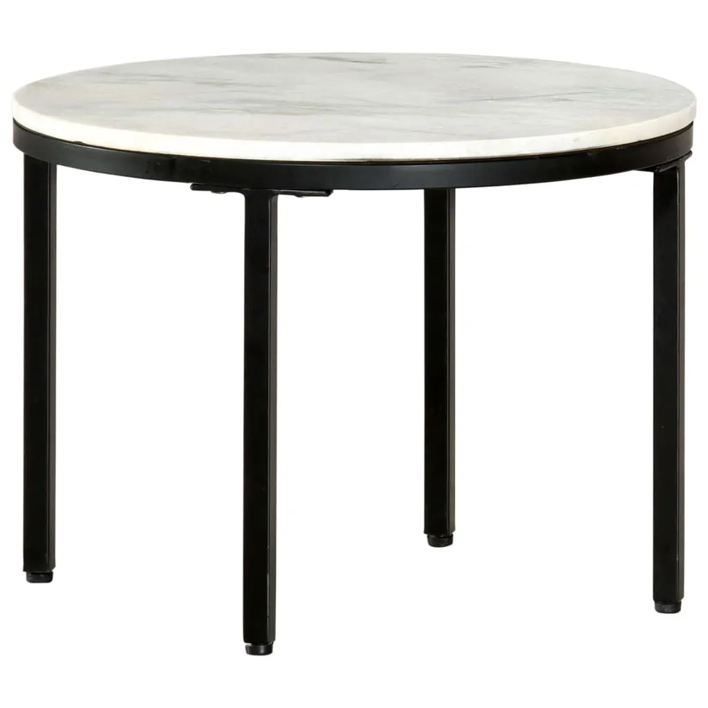 Table basse marbre Ø50 cm robuste et stable - Adieu les meubles fragiles - 4