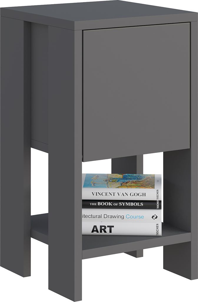 Table de chevet AUGUR, anthracite Image du produit 