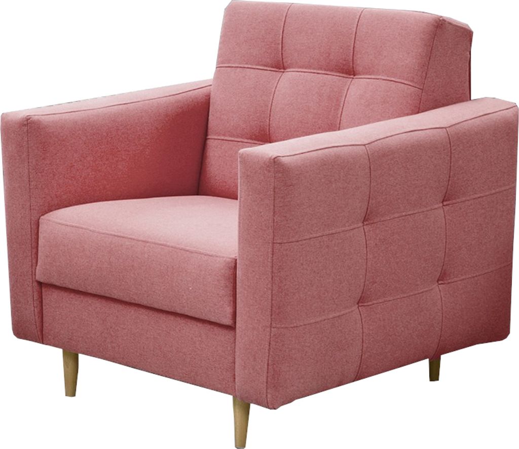 Skandinavischer Sessel, elegante Steppung, Ohrensessel, ideal für jeden Raum, klassischer Stil und modernes Design, verschiedene Farboptionen, Woh...