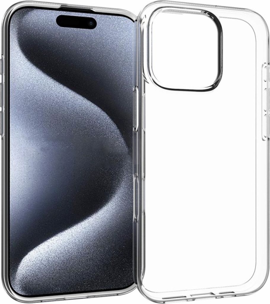 Für Apple iPhone 16 Pro Max Silikon Schutz Transparent Handy Hülle Cover Case TPU dünn