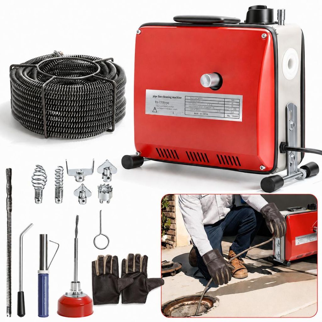 Faziango Elektrische Rohrreinigungsmaschine 500W Produktbild 