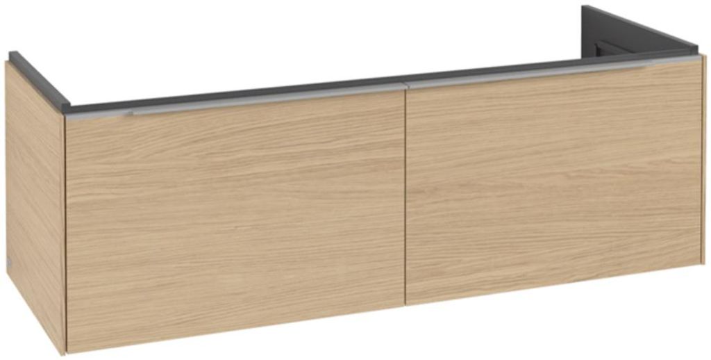 Villeroy & Boch Subway 3.0 Waschbeckenunterschrank, LED-Beleuchtung, 2 Auszüge, 1272x429x478mm, C567L0VJ
